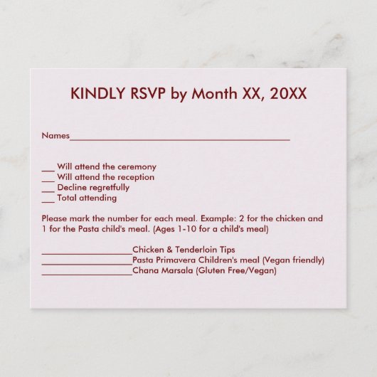 Bruidspaar Silhouet Hart Zand Bruiloft RSVP Uitnodiging Briefkaart (Voorkant)