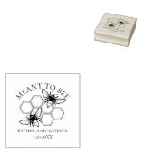 Bruidspartij Geschenk Rubber Stempel Bijen (Gestempeld)
