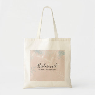 Bruidspartij Zeeschildpadden Strand Koraal en Turq Tote Bag