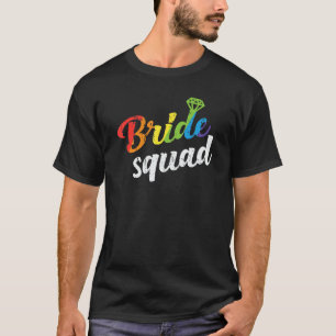 Bruidsploeg Trouw Bruidsmeisje Gay Lesbienne T-shirt