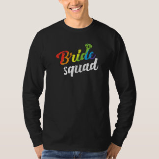 Bruidsploeg Trouw Bruiloft Bruidsmeisje Homoseksue T-shirt