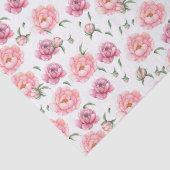 Bruidsroze waterverf pioenrozen tissuepapier (Detail)