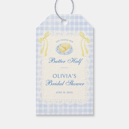 Bruidssalon Butter Half Cadeaulabel (Voorkant)