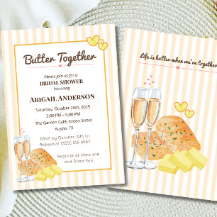 Bruidssalon Uitnodiging 'Samen Boter' Boter & Broo