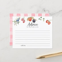 Bruidsshowcard 'Bes in Love' Advieskaart