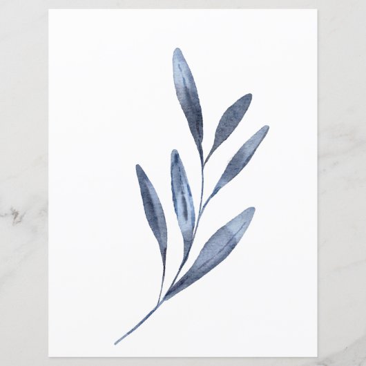 Bruidsspel Hij zei dat ze stoffige blauwe bloemen  (Achterkant)