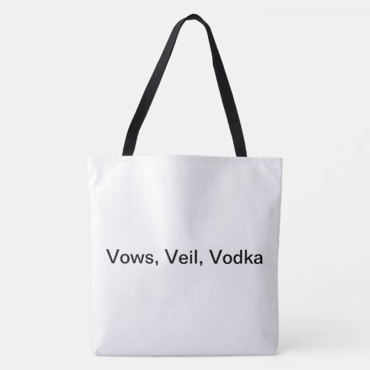 Bruidsspullen - Canvas tas (Voorkant)