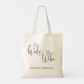 Bruidsstam Bruidsmeisjes Tote Bag (Achterkant)
