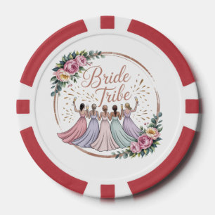 Bruidsstam Custom Naam Verlovingsfeestje Poker Chips