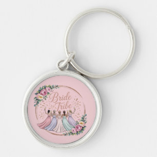 Bruidsstam Custom Naam Verlovingsfeestje Sleutelhanger