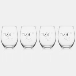 Bruidsstoet Persoonlijk Wijnglas Zonder Voet