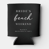 Bruidsstrandweekend | Kust Black Bachelorette Blikjeskoeler (Voorkant)