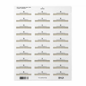 Bruidstaart Etiket (Full Sheet)