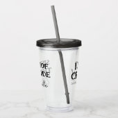 Bruidstaart Persoonlijke Naam Acryl Drinkbeker (Links)