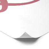 Bruidstaartje Huwelijk Familie Matching Poster (Hoek)