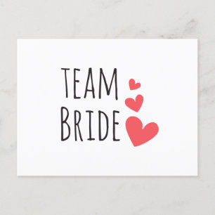 Bruidsteam Briefkaart