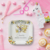 Bruidsthee feestcitroen papieren bordje (Feest)