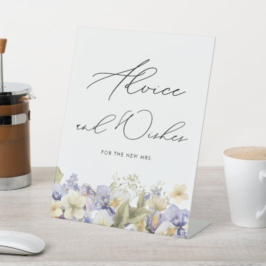 Bruidstheeceremonie Bruiloft Advies & Wensen Reclamebord Met Voetstuk (Insitu)