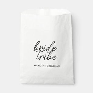 bruidstribe Bachelorette Bruidsmeisje Modern Bedankzakje
