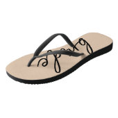 bruidstribe | Bruidsfeest Modern Teenslippers (Schuin)