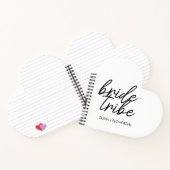 bruidstribe | Bruiloft Bloemenmeisje Modern Notitieboek (Binnen)