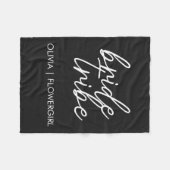 bruidstribe | Modern Bloemenmeisje Fleece Deken (Voorkant (Horizontaal))