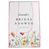 Bruidsuitnodiging Bedankt Medium Cadeauzakje (Achterkant)