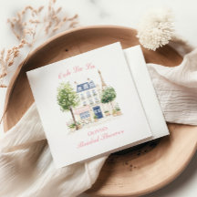 Bruidsuitnodiging Paris Bruidssalon Cafe