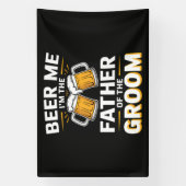 Bruidsvaders drinkteam spandoek (Verticaal)