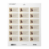 bruidsvrouwen etiket (Full Sheet)