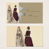 bruidsvrouwen visitekaartjes (Voorkant /achterkant)