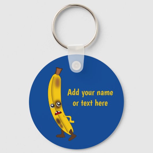 Bruikte Banana slechte houding van fruit - jouw te Sleutelhanger (Voorkant)