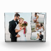 Bruiloft 4 fotocollage zigzag fotostrip fotoblokken (Voorkant)