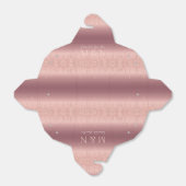 Bruiloft Aangepaste Tekst Favor Box Roos Gouden Gl Bedankdoosjes (Uitgevouwen)