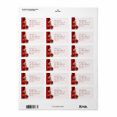 Bruiloft adresetiketten etiket (Full Sheet)