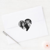Bruiloft Afbeelding Opties Hart Sticker (Envelop)