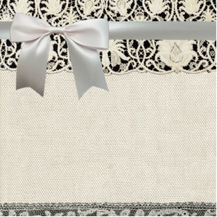 Bruiloft Antiek Kant Linnen Wit Classic  Fotobeeldje Magneet