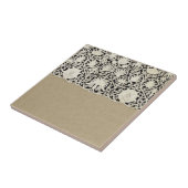 Bruiloft Antiek Kant Linnen Wit Classic Tegeltje (Zijkant)