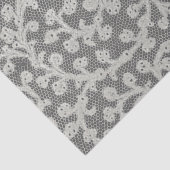Bruiloft Antiek Kant Linnen Wit Classic  Tissuepapier (Detail)