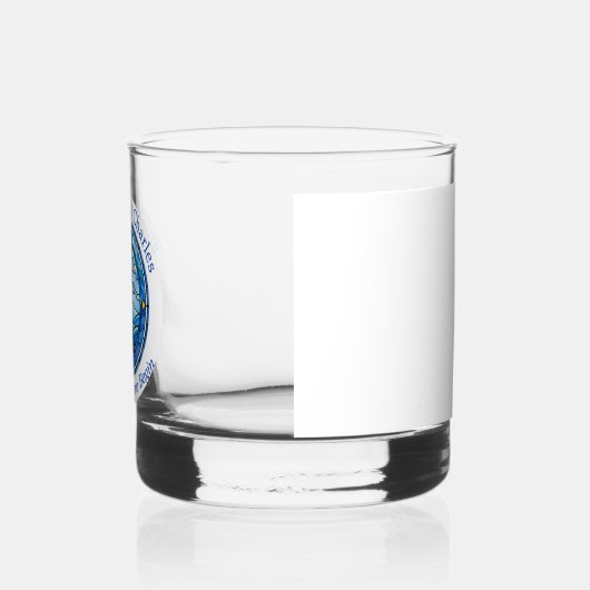 Bruiloft Avontuur Vuurtoren Zeilen Nautisch Whisky Glas (Links)