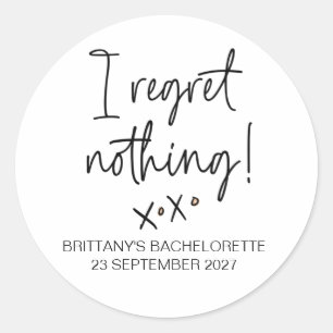 Bruiloft Bachelorette Hens Party Bridal Party Favo Ronde Sticker