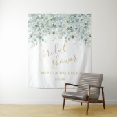 Bruiloft Backdrop - Eucalyptus Bladeren Wandkleed (In situ)