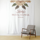 Bruiloft Backdrop Moderne Bloemmotief Wandkleed (In situ)