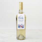 Bruiloft Bedankt Flessenhanger (Op fles)