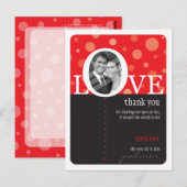 BRUILOFT BEDANKT OPMERKING:: LOVEbubbles 2 Briefkaart (Voorkant / Achterkant)