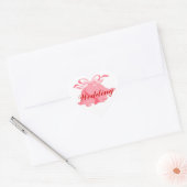Bruiloft Bells Hart Sticker (Envelop)