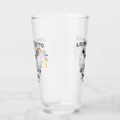 Bruiloft Beste Man Levelled Up Gamer Glas (Rechts)