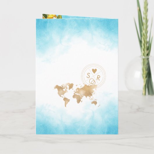 Bruiloft Bestemming Lemon Zomer Paspoort Italië (Achterkant)