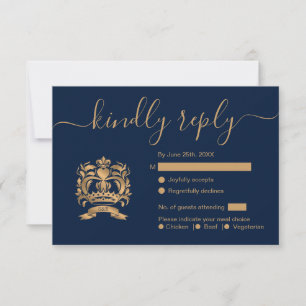 Bruiloft Bestemming Paspoort Gold Navy Wereldkaart RSVP Kaartje