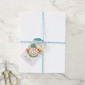 Bruiloft Bestemming Paspoort Kompas Dank u Cadeaulabel (Met Touw)